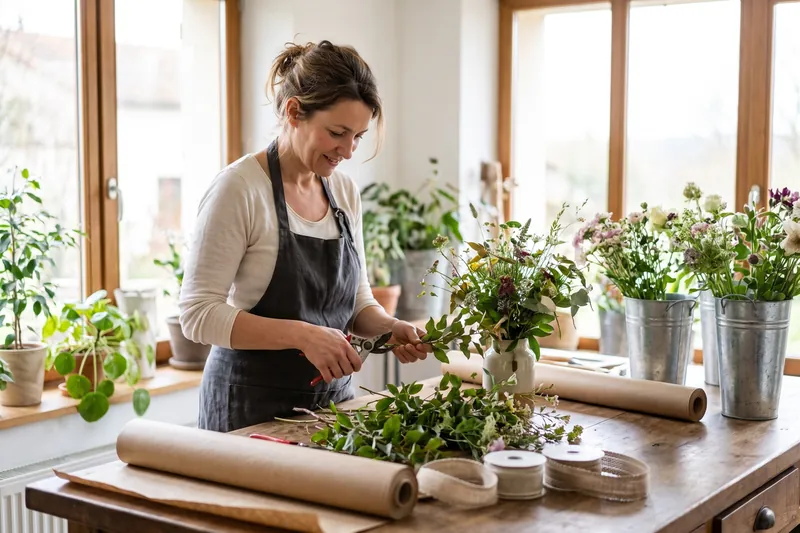 Bouquets de fleurs coupées — Fleuriste