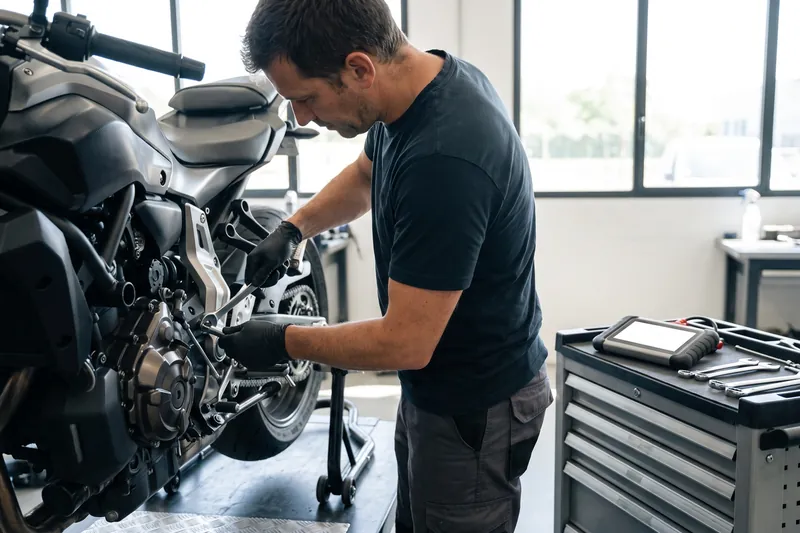 Entretien et révision — Garage moto
