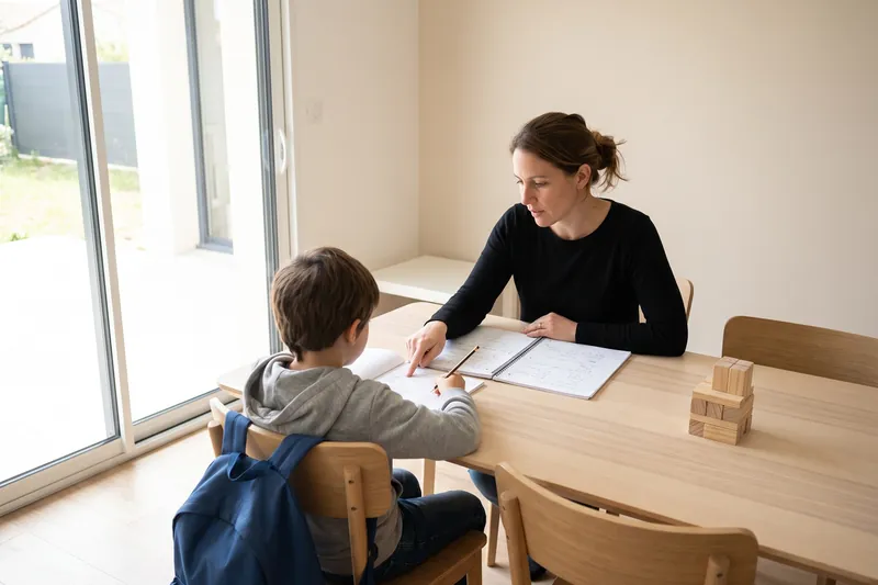 Aide aux devoirs — Garde d'enfants