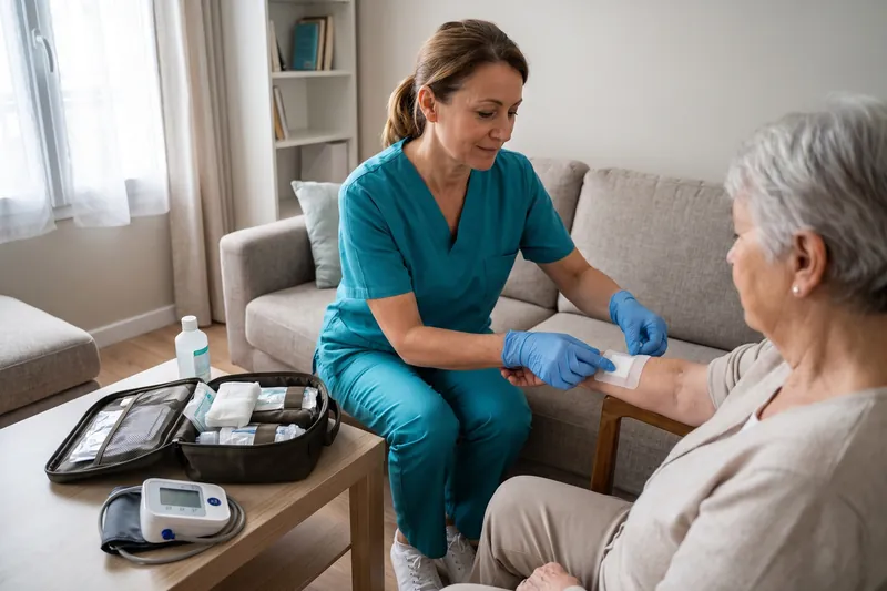 Soins de plaies — Infirmière