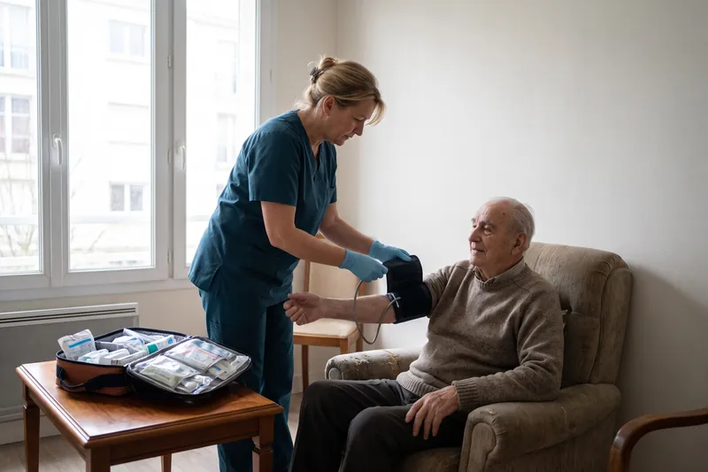 Soins à domicile — Infirmière