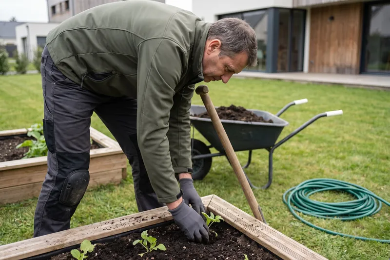 Création de potagers — Jardinier