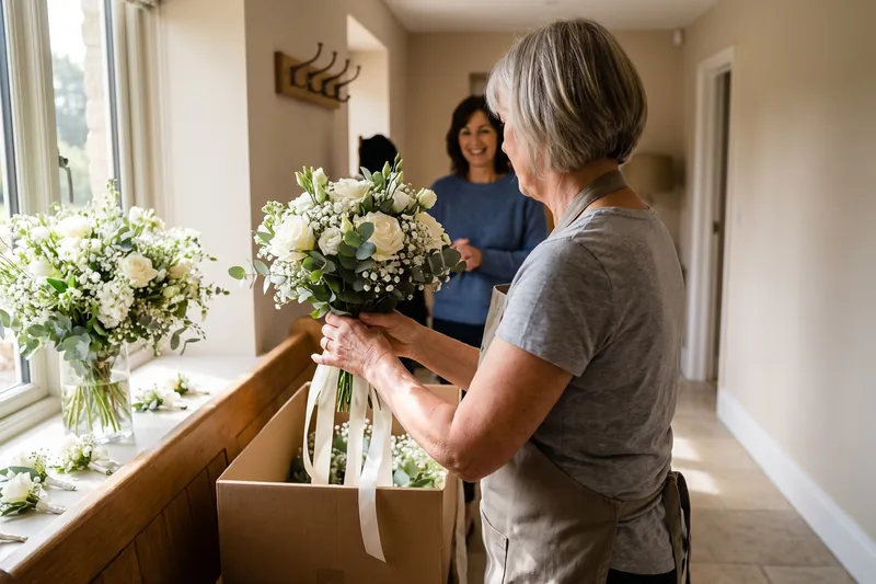 Livraison de fleurs pour mariages — Livraison de fleurs