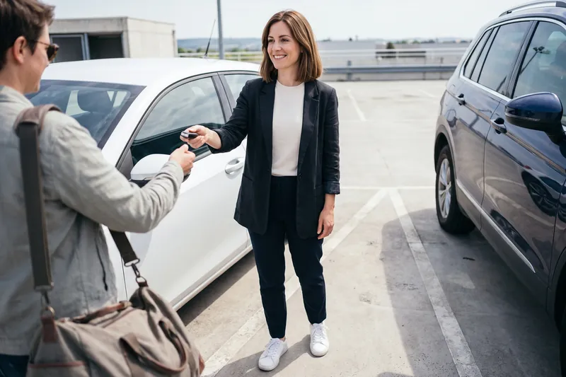 Location de voiture en aéroport ou gare — Location de voitures