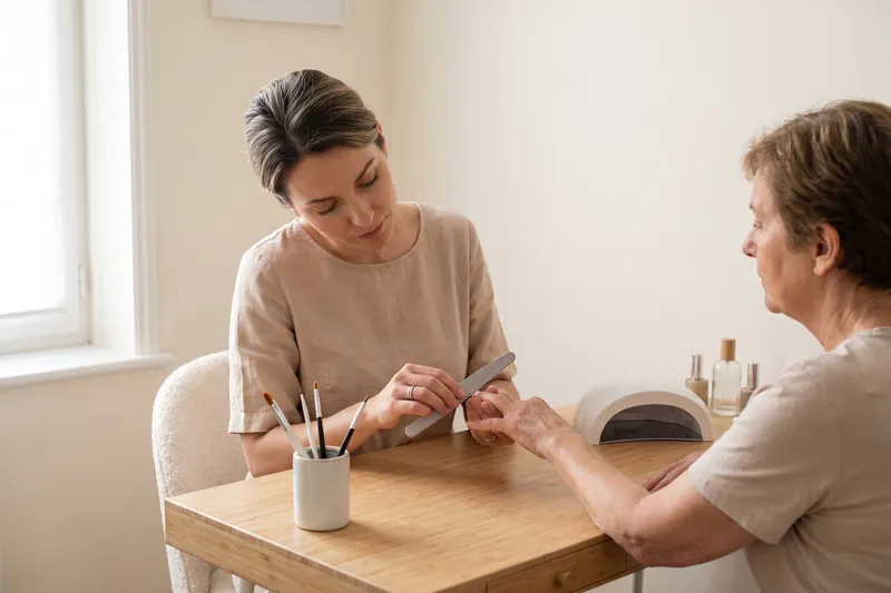 Dépose de vernis ou gel — Manucure