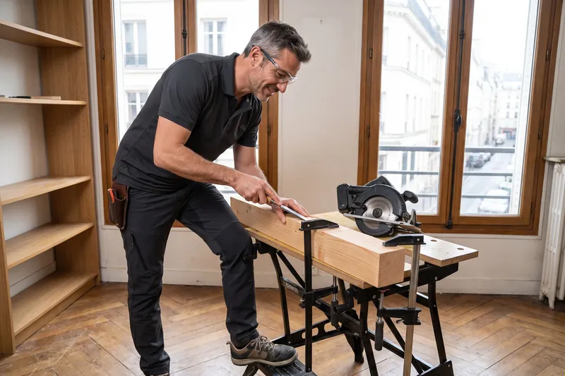 Travaux de charpente légère — Menuisier
