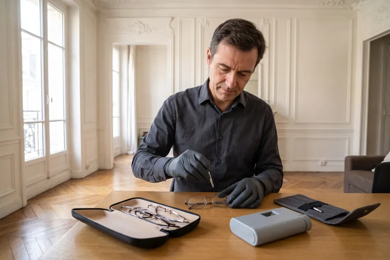 Entretien et réparation mineure — Opticien à domicile
