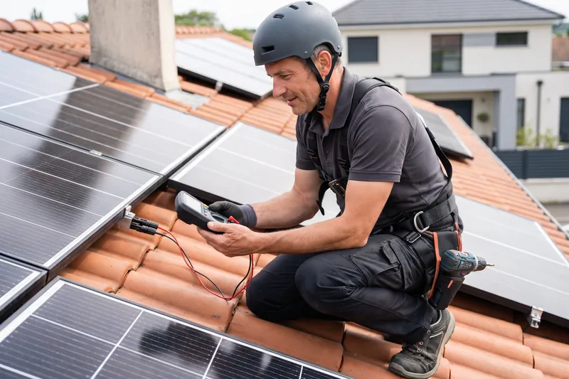 Maintenance systèmes solaires — Installateur de panneaux solaires