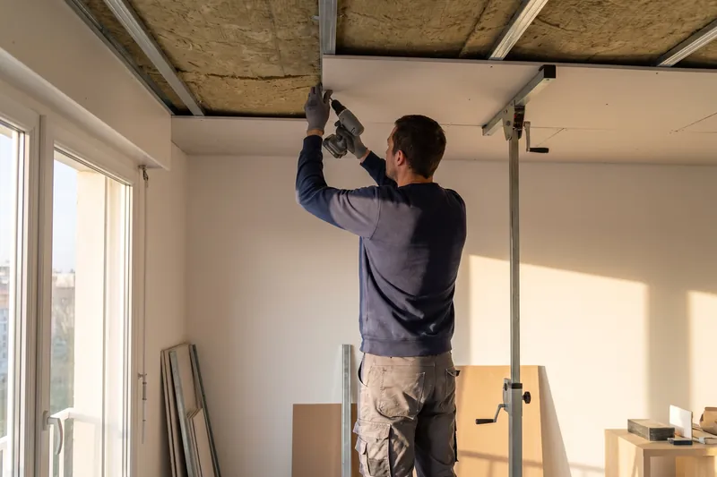 Installation de faux plafonds — Plaquiste