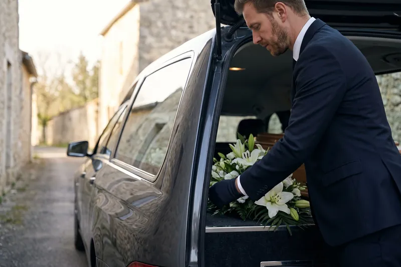 Transport du corps — Entreprise de pompes funèbres