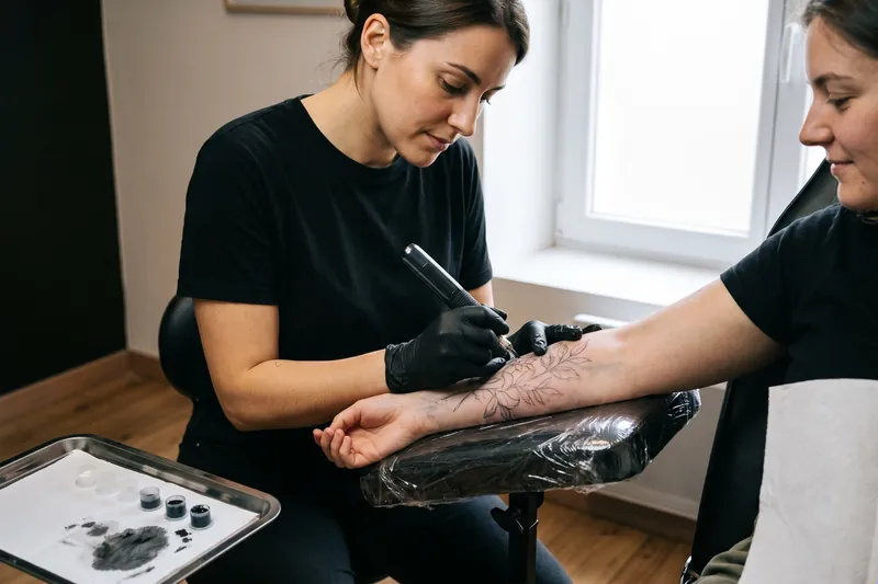 Retouche de tatouage — Tatoueur