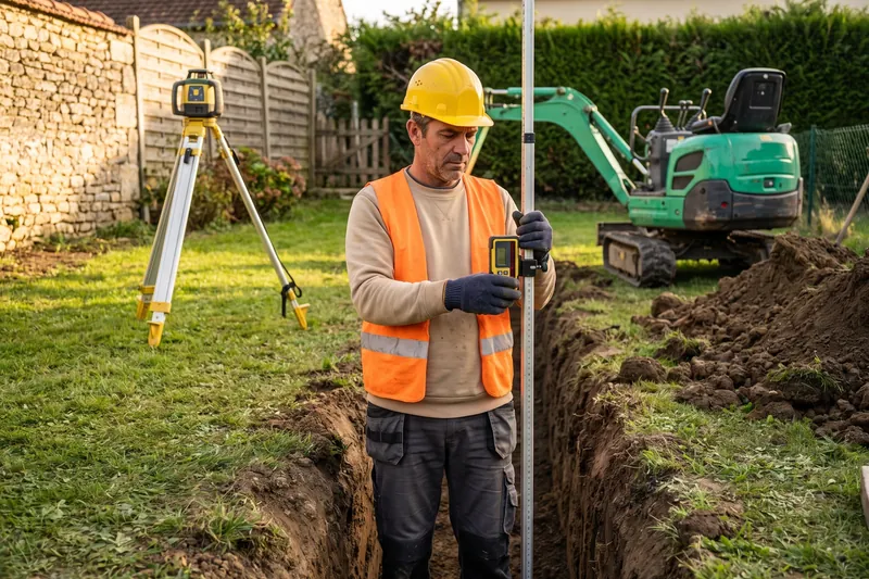 Terrassement pour assainissement — Terrassier